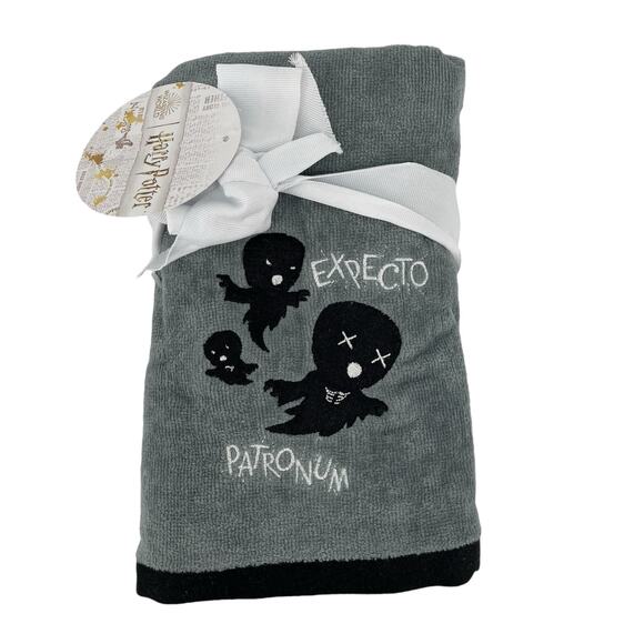 NWT Harry Potter Expecto Patronum Set of 2 Hand Towels Bath Halloween Spooky - Picture 1 of 13